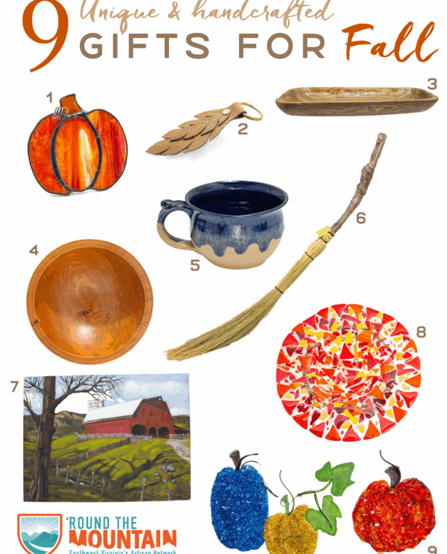 Fall gift guide with handmade artisan products from 'Round the Mountain artisans